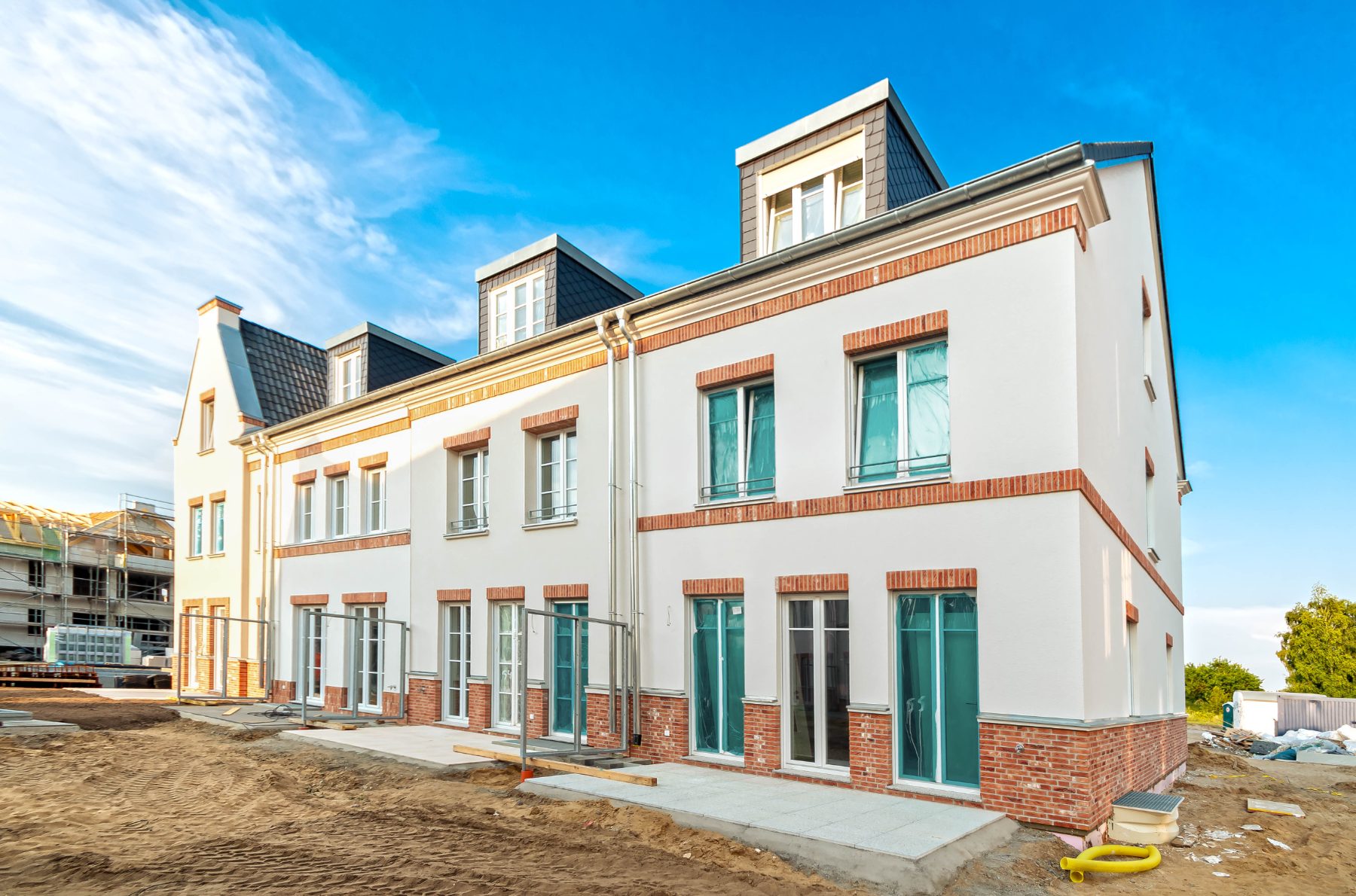Completed new-build housing scheme on the Salus Group portfolio
